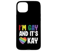 Homosexuel Gay Pride LGBT Month I'm Gay and It's Okay Coque pour iPhone 15 Plus