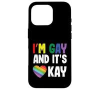 Homosexuel Gay Pride LGBT Month I'm Gay and It's Okay Coque pour iPhone 16 Pro
