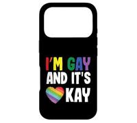 Homosexuel Gay Pride LGBT Month I'm Gay and It's Okay Coque pour iPhone 17 Pro