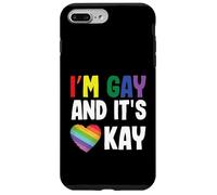 Homosexuel Gay Pride LGBT Month I'm Gay and It's Okay Coque pour iPhone 7 Plus/8 Plus