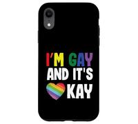 Homosexuel Gay Pride LGBT Month I'm Gay and It's Okay Coque pour iPhone XR