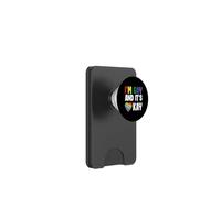 Homosexuel Gay Pride LGBT Month I'm Gay and It's Okay PopSockets PopWallet pour MagSafe