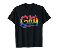 Homosexuel « Super Gay » T-Shirt Graphique avec Valeur