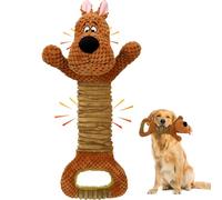 Homounter Jouet couineur pour chien de grande taille, jouet à mâcher pour chien en peluche, jouet à mâcher pour chien