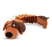 Homounter Jouets couineurs en peluche pour chien, jouets interactifs à mâcher avec papier froissé, pour chiens de petite, moyenne et grande taille