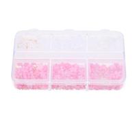 Homoyoyo 1 boîte Cases Flower Nail Charms Set For DIY Nail Art Delicate Five-petal Floral Adornments Convenient Manicure Accessories