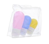 Homoyoyo 1 ensemble Set de Flacons de Voyage Lot de Bouteilles de Lotion Portables avec Sac PVC Récipients Cosmétiques Étanches et pour Voyager