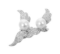 Homoyoyo 1 Paire ailes d'ange chaussure fleur clips de décorations de chaussures embellissements de chaussures bijoux de chaussures pour Alliage de zinc blanche
