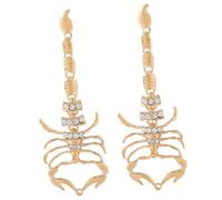Homoyoyo 1 Paire boucles d'oreilles géométriques d'oreilles femme earrings for women boucles d'oreilles scorpion pour femme bijoux fantaisie pour femmes bijoux de mode alliage Golden