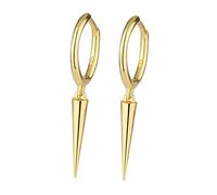 Homoyoyo 1 Paire De Boucles D'Oreilles Coniques À Clous En Sterling Bijoux Géométriques Formels Et Épais Boucles D'Oreilles Tribales En Doré