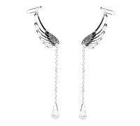 Homoyoyo 1 Paire De Boucles D'Oreilles En Cristal Pour Femmes Boucles D'Oreilles De Fête Boucles D'Oreilles Ailes D'Ange Boucles D'Oreilles Chandelier Boucles