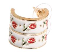Homoyoyo 1 Paire De Boucles D'Oreilles Tulipes Bijoux Rétro Jolies Boucles D'Oreilles Boucles D'Oreilles Tendance Pour Femmes Boucles D'Oreilles Tendance Pour Femmes