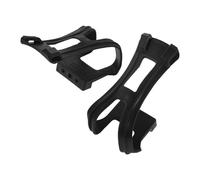 Homoyoyo 1 Paire de Cages à Orteils Antidérapantes pour Pédales de Vélo D'appartement, Clips de Repose-Pieds Robustes en Plastique Noir, Accessoires de Fixation pour Vélo Fitness