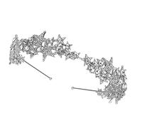 Homoyoyo 1 Pièce Couronne Étoile Accessoire de Cheveux Mariage Bandeau Chic et Élégant pour Fête et Événements Spéciaux