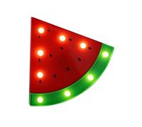 Homoyoyo 1 Pièce Lampe De Bureau Led De Pastèque Lumières De Pastèque Veilleuse De Sommeil Lumière Led Pastèque Décor De Pastèque Lampe à Batterie Table Pastèque Plastique