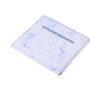 Homoyoyo 1 Pièce Titulaire de la Carte Porte-Monnaie lanière pour Porte-Cartes Bleu Etui Carte bancaire étui Carte bancaire Titulaire du Laissez-Passer protège-Passeport Unisexe PU Blue