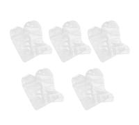 Homoyoyo 10 Couvre-Chaussures Montants Jetables Imperméables en Polyéthylène Épais Protection Antidérapante Fermeture Élastique Taille Unique Lot de 10 Usage Couleur Couleur Aléatoire