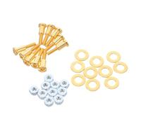 Homoyoyo 10 Ensembles Hair Clipper Repair Kit Screws For Adjustable Hair Trimmer Fixing Rod Replacement Screws Nuts Gaskets For Professional And Home Use