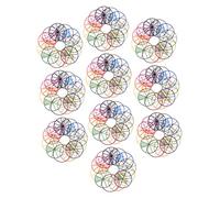 Homoyoyo 10 ensembles Outils Pédagogiques de Mathématiques Circles de Fraction Colorés pour Enseignement des Fractions et Apprentissage Numérique