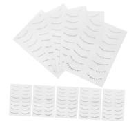 Homoyoyo 10 feuilles Autocollants Faux Cils Inférieurs Naturels Maquillage Facile Extension Cils Temporaires Noirs