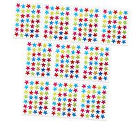 Homoyoyo 10 feuilles Lot de Gommettes Colorées Autocollantes Autocollants Récompense pour Enseignants et Élèves Décoratifs et Faciles à Coller pour École et Maison