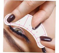 Homoyoyo 10 Feuilles Stickers Adhésifs pour Extension de Cils avec Papier Isolant à Échelle Protection Peau Mesures Précises et Fixation Facile pour Apprentis et