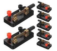 Homoyoyo 10 Interrupteurs Unipolaires Spst en Cuivre 10 Pièces pour Laboratoires d'Expérimentation Physique Composants Électriques pour Circuits Usage Scolaire et Projets DIY