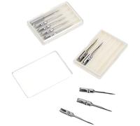 Homoyoyo 10 Pièces Aiguilles pour Étiqueteuses Métal Aiguilles de Rechange pour Poseuses Étiquettes Métalliques pour Étiqueteuses