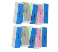 Homoyoyo 10 Pièces Bloc Polissoir Ongles Professionnel Tampon Polissage Faces Multifonction Précision Portable pour Soin Manucure Maison et Salon