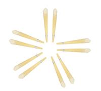 Homoyoyo 10 pièces Bougies Oreille Forme de Trompette Bougies Auriculaires Naturelles Cire Abeille Bio Soulagement de Bouchons Oreilles et Amélioration Du Sommeil Adaptées Aux Personnes