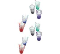 Homoyoyo 10 pièces Breloques Pendentifs Crème Glacée Colorés pour Création Bijoux DIY Charms Décoratifs pour Porte-clés Sacs Colliers et Accessoires Créatifs