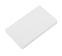 Homoyoyo 10 pièces Cartes PVC Vierges Épaisses Double Face Imprimable Cartes Identité et Adhésion Personnalisables Tags pour DIY et Badges Employés