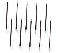 Homoyoyo 10 Pièces Chinese Calligraphy Brushes Set For Beginners Ergonomic Wooden Handle Smooth Ink Flow Japanese Kanji Sumi Drawing Pens For Students Practice