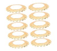Homoyoyo 10 pièces Couvercles de Lampe Fer Forme de Fleurs de Accessoires Décoratifs pour Lampes pour et Lustres Convient Aux Intérieurs comme Salons Cafés et Restaurants