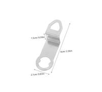 Homoyoyo 10 pièces Crochets Métalliques pour Horloge Murale Accroche Mécanisme Quartz Stable et Élégant Accessoires Réparation et Remplacement Pendule