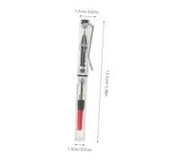 Homoyoyo 10 Pièces Fountain Brush Pen Set With Refillable Ink And Soft Brush Tip For Calligraphy Painting Drawing And Sketching Transparent Design