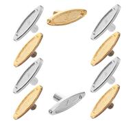 Homoyoyo 10 pièces Lot de Clés de Remontoir pour Mécanisme Boîte Musique Accessoires de Remplacement DIY Clés Doré et Argenté Faciles à Installer pour Créations Musicales et Décorations