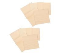 Homoyoyo 10 pièces Lot de Planches Tilleul Non pour Bricolage Gravure et Décoration DIY Panneaux Contreplaqué Polyvalents pour Artisanat et Modélisme