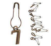 Homoyoyo 10 pièces Marqueurs de Points Numérotés pour Tricot et Crochet Outils Aide Au Tricotage Accessoires DIY pour Marquage de Mailles et Projets Artisanaux