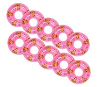 Homoyoyo 10 Pièces Mini Anneaux de Natation Décoratifs Accessoires de Maison Miniature pour Décoration Modèles Flottants Détaillés Ornements pour Scènes Miniatures Accessoires Photo