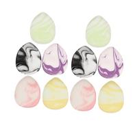 Homoyoyo 10 Pièces Mini Houppettes Maquillage Forme Goutte Éponge Douce Non Absorbante pour Correcteur Fond de Teint Usage Sec et Humide Peau Sensible Assortiment