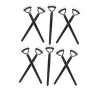 Homoyoyo 10 Pièces Peigne à Cils Outil Professionnel à Dents Fines pour Séparer et Recourber Cils Brosse Maquillage Portable Définition Naturelle sans Grumeaux