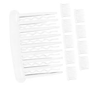 Homoyoyo 10 Pièces Peignes à Cheveux Transparants Dents Accessoires Coiffure Mariage Femme Peignes Décoratifs pour Chignons et Élégantes