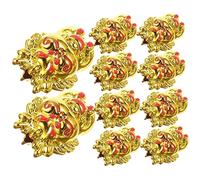 Homoyoyo 10 pièces Pendentifs Dragon Zodiacal Décoration Nouvel An Chinois Accessoire Suspendu pour Fête Du Printemps Ornement et Santé pour Intérieur et Extérieur
