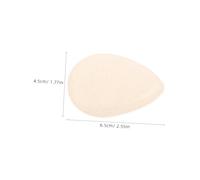 Homoyoyo 10 Pièces Puff Silicone Transparent Non Absorbent Cushion Applicator Ergonomic Teardrop Shape For Even Foundation Application