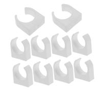 Homoyoyo 10 Pièces Support Moteur Vertical Socle Plastique Blanc Compatible Moteurs Support Réglable pour Projets Modèles DIY Fixation Précise et Facile à Installer