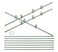 Homoyoyo 10 Tuteurs pour Plantes Grimpantes en Fibre de Verre 45 CM Supports Décoratifs pour Orchidées et Plantes D’Intérieur Piquets Robustes pour Jardin et Pots Protection Le Vent