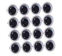 Homoyoyo 100 Ensembles Resin Glitter Doll Eyes Shifting Moon Shaped Craft Eyes for Plush Animals DIY Accessories
