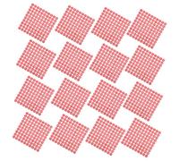 Homoyoyo 100 Feuilles Autocollants Numérotés Ronds Étanches pour Vêtements Lot de Étiquettes Numériques Rouges à Fond Blanc pour Organisation et Classification des Objets