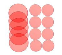 Homoyoyo 100 Jetons de Bingo Rouges en PS Semi-Transparents, Polyvalents pour Comptage et Jeux Mathématiques Quotidiens, Lot de 100 Pièces pour Usage Éducatif